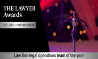 The Lawyers Awards - Law firm legal operations team of the year
